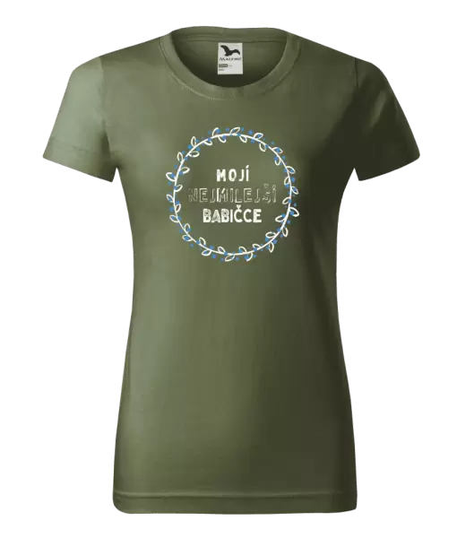 Dámské tričko Mojí nejmilejší babičce