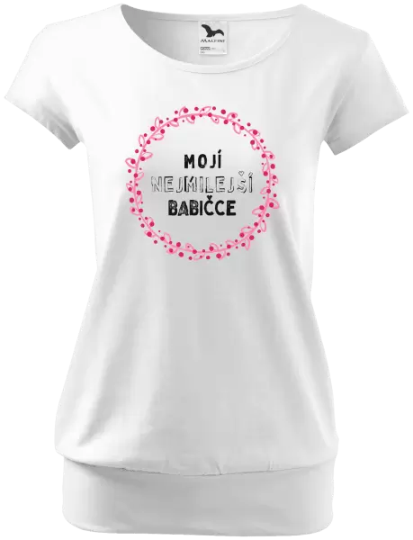 Dámské tričko Mojí nejmilejší babičce