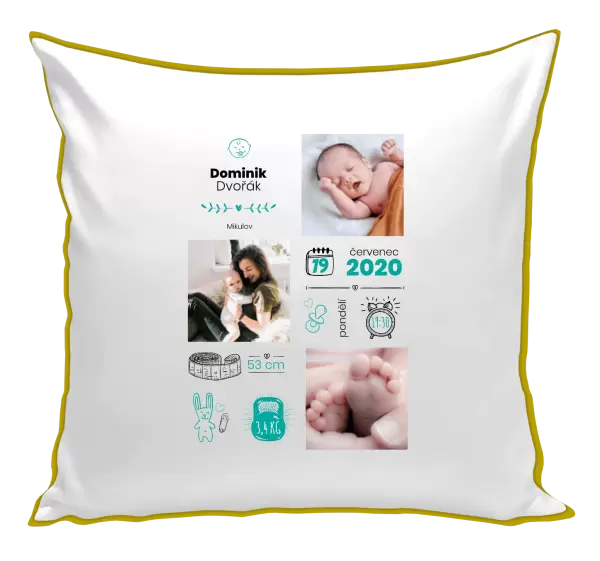 Polštář Narození kluka