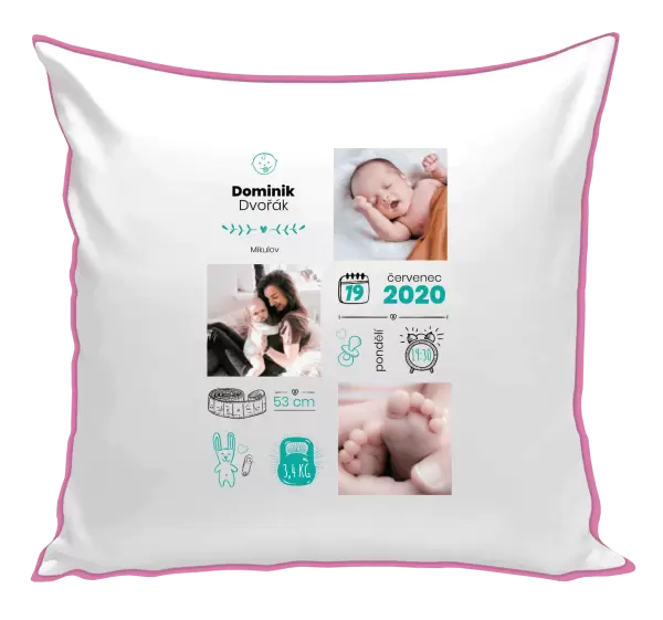 Polštář Narození kluka