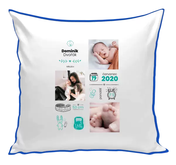 Polštář Narození kluka