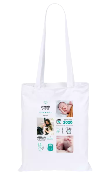 Látková taška Narození kluka