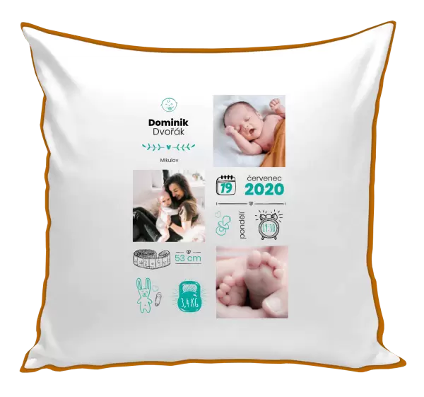 Polštář Narození kluka