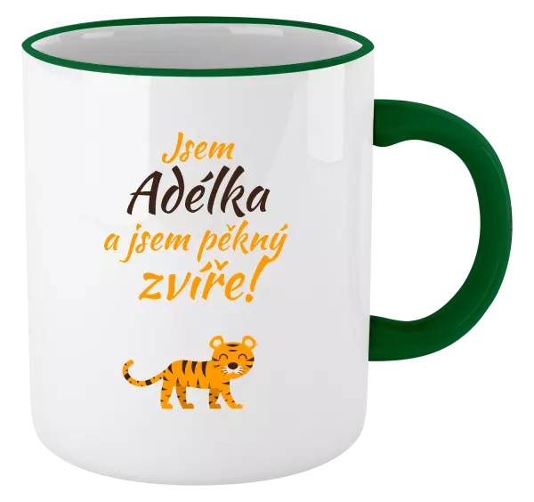 Hrnek Jsem jméno a jsem pěkný zvíře! Tygr