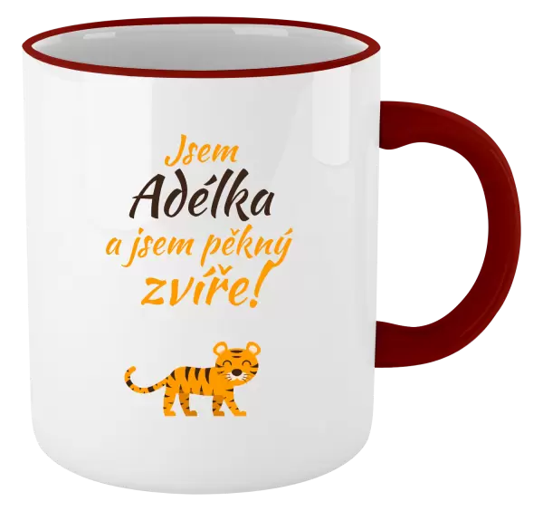 Hrnek Jsem jméno a jsem pěkný zvíře! Tygr