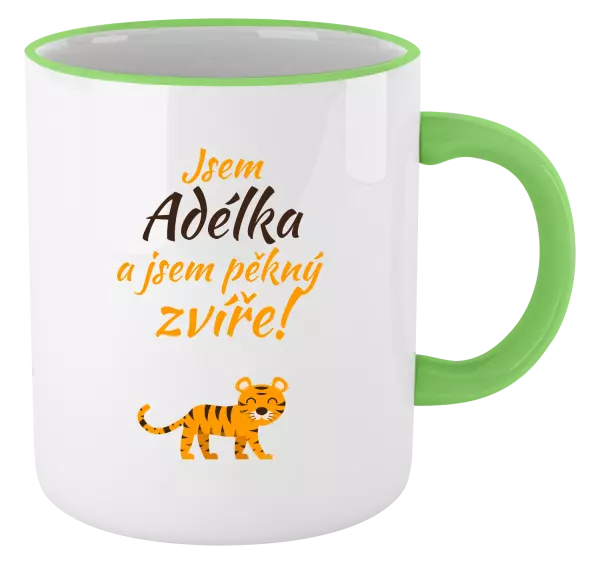 Hrnek Jsem jméno a jsem pěkný zvíře! Tygr