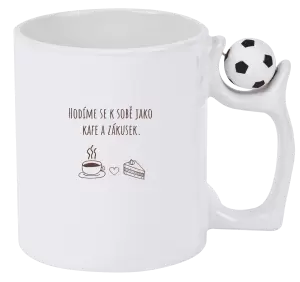 Hrnek Hodíme se k sobě jako kafe a zákusek