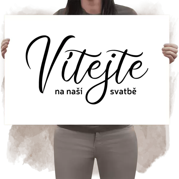 Dibond uvítací cedule ZLATA