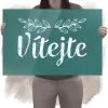 Plexi uvítací cedule PAVLINA