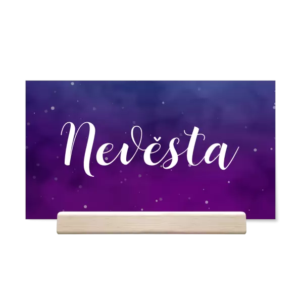 Papírová jmenovka ALENA