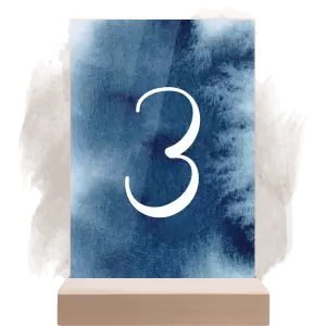 Plexi číslo stolu MARTA