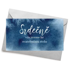 Papírová pozvánka MARTA