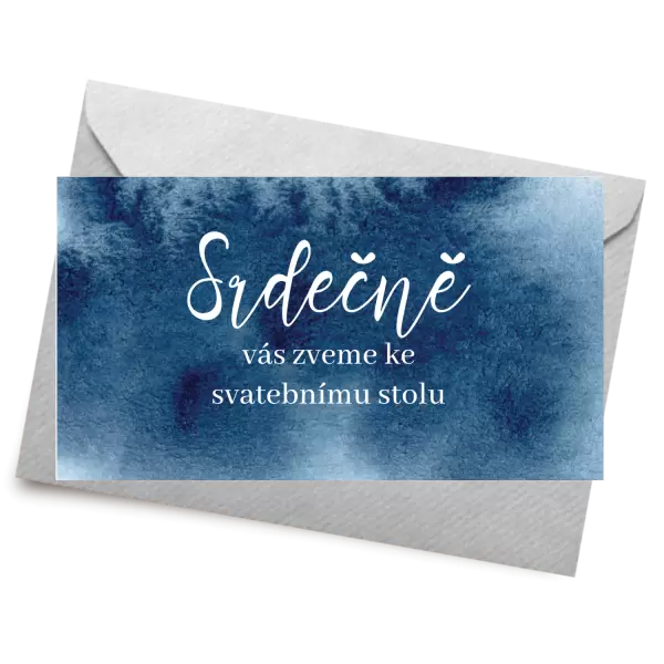 Papírová pozvánka MARTA