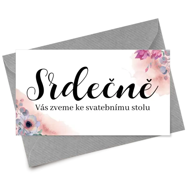 Papírová pozvánka BARBORA