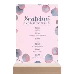 Papírový harmonogram DARA