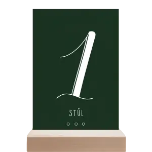 Papírové číslo stolu ADRIANA