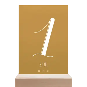 Papírové číslo stolu ADRIANA