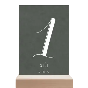 Papírové číslo stolu ADRIANA