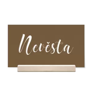 Papírová jmenovka ADRIANA