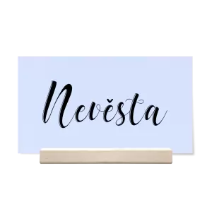 Papírová jmenovka ADRIANA