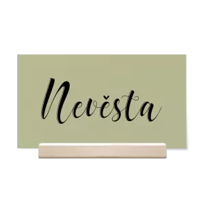 Papírová jmenovka ADRIANA