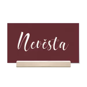 Papírová jmenovka ADRIANA