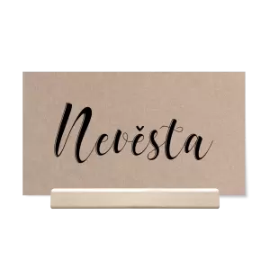 Papírová jmenovka ADRIANA