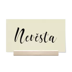 Papírová jmenovka ADRIANA