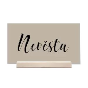 Papírová jmenovka ADRIANA