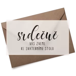 Plexi pozvánka ADRIANA