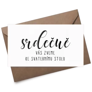 Plexi pozvánka ADRIANA