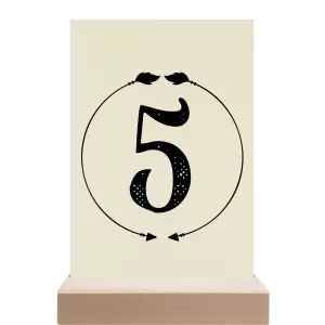 Papírové číslo stolu DIANA