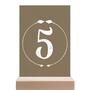 Papírové číslo stolu DIANA