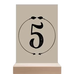 Papírové číslo stolu DIANA