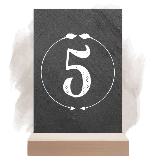Kamenné číslo stolu DIANA