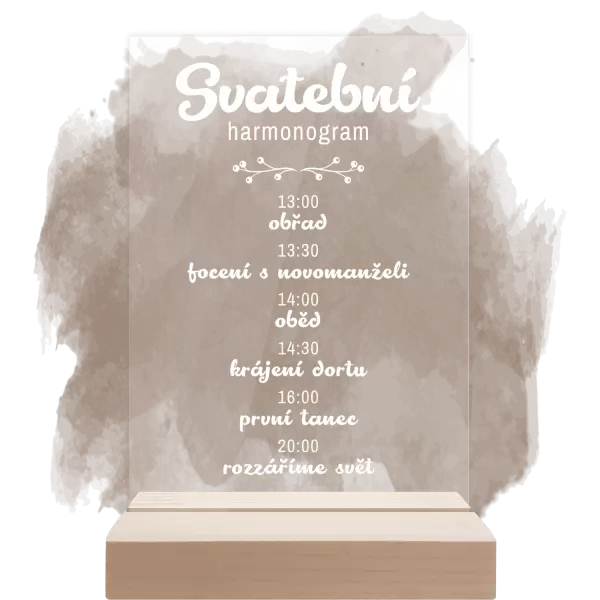 Plexi harmonogram GABRIELA