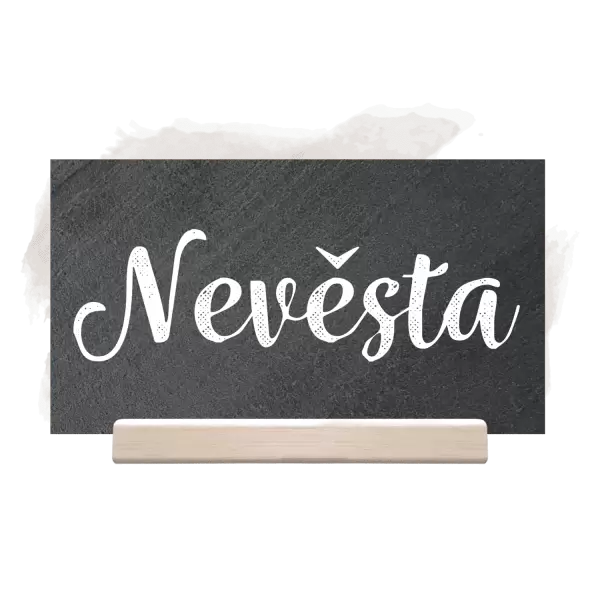 Kamenná jmenovka DIANA