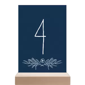 Papírové číslo stolu ELENA