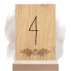 Dřevěné číslo stolu ELENA