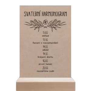 Papírový harmonogram ELENA