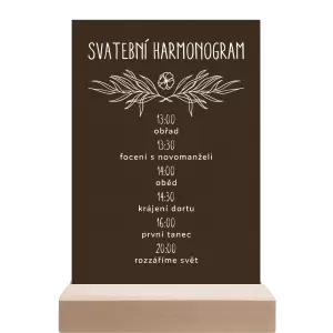 Papírový harmonogram ELENA