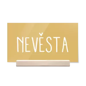 Papírová jmenovka ELENA