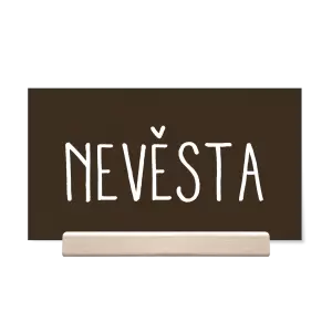 Papírová jmenovka ELENA