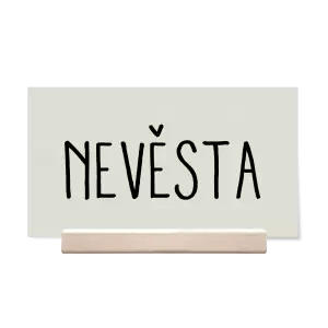Papírová jmenovka ELENA