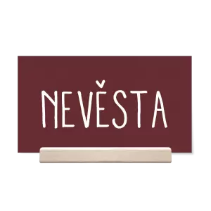 Papírová jmenovka ELENA