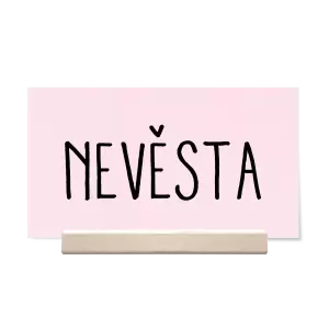 Papírová jmenovka ELENA