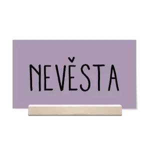 Papírová jmenovka ELENA