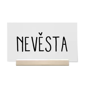 Papírová jmenovka ELENA