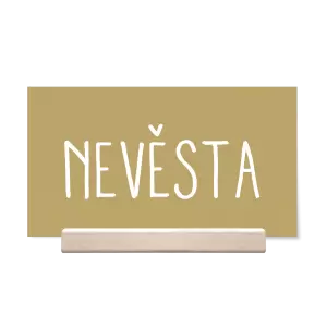 Papírová jmenovka ELENA