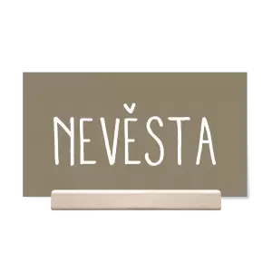 Papírová jmenovka ELENA